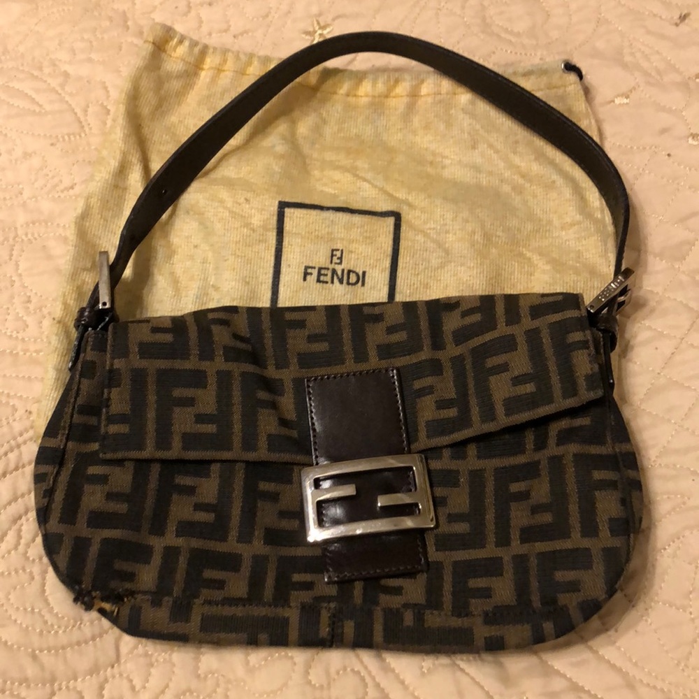 Fendi zucca baguette bag
